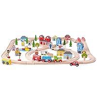 Algopix Similar Product 4 - Bigjigs Rail Wooden Town and Country