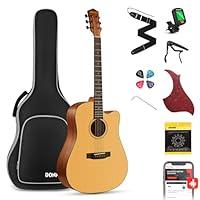 Algopix Similar Product 16 - Donner 41 Acoustic Guitar Bundle for