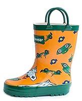 Algopix Similar Product 12 - OAKI Kids Rubber Rain Boots with