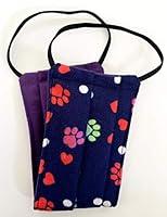 Algopix Similar Product 3 - Multi Colored Blue Paw Print Dog Animal