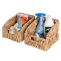 Algopix Similar Product 20 - HoneyCanDo Set of 2 Wicker Baskets