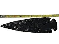 Algopix Similar Product 9 - TMI Obsidian Spearhead ArrowheadSpear