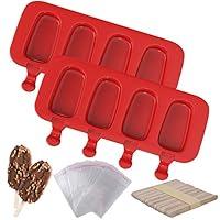 Algopix Similar Product 4 - Ozera 2 Pack Popsicles Molds Homemade