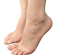 Algopix Similar Product 14 - Constellation ANKLET Cubic zirconia
