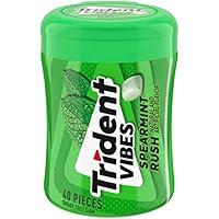 Algopix Similar Product 7 - Trident Vibes Spearmint Rush Sugar Free