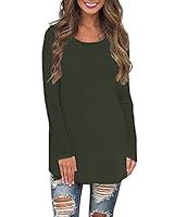 Algopix Similar Product 8 - SUNNYME Womens Long Sleeve Tops Casual