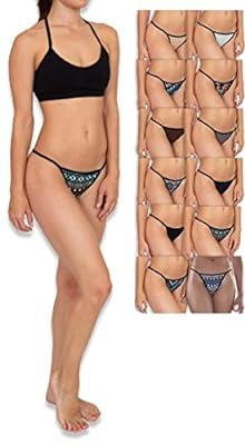 Best Deal for Sexy Basics Women's 12 Pack Buttery Soft Sexy G String