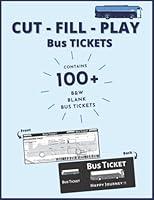 Algopix Similar Product 2 - CutFillPlay Bus Tickets Blank Bus