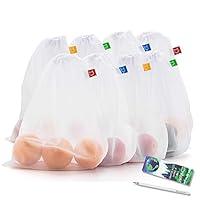 Algopix Similar Product 2 - utilifox Reusable Produce Bags Eco