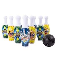 Algopix Similar Product 11 - Hey Play Toy Bowling Pin Set10 Mini