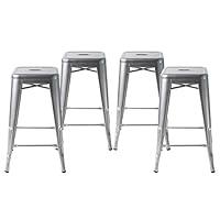 Algopix Similar Product 8 - Buschman Metal Bar Stools 24 Counter