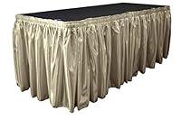 Algopix Similar Product 7 - LA Linen Bridal Satin Pleated Table