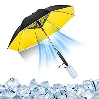Algopix Similar Product 20 - Sepehe Misting Umbrella with Fan UV