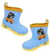 Algopix Similar Product 2 - Adigau Baby Rainboots Cartoon Dinosaur