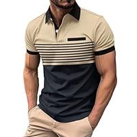 Algopix Similar Product 11 - Shirts for Men Summer Short Sleeve Polo