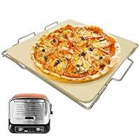 Algopix Similar Product 14 - SafBbcue Pizza Stone with Rack for