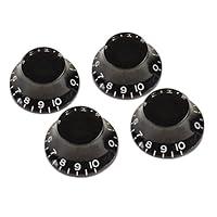 Algopix Similar Product 12 - Gibson Top Hat Knobs - 4 Pack, Black