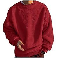 Algopix Similar Product 16 - Sweatshirts for Men Fuzzy Sherpa