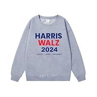 Algopix Similar Product 10 - Harris Walz Sweatshirt (XXL, Gray)