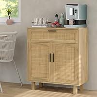 Algopix Similar Product 7 - furomate Sideboard Buffet with Rattan