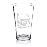 Algopix Similar Product 8 - Star Wars  Boba Fett  Etched Pint