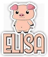 Algopix Similar Product 4 - Elisa Piggy Sticker Large 85x56