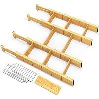 Algopix Similar Product 5 - SpaceAid Bamboo Drawer Dividers with