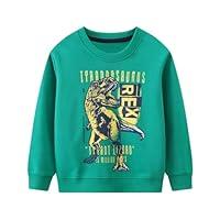 Algopix Similar Product 8 - HILEELANG Toddler Boy Sweatshirts Green
