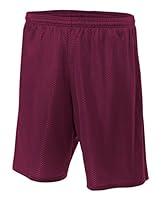 Algopix Similar Product 3 - A4 NB5301RO Lined Tricot Mesh Shorts