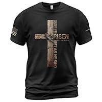 Algopix Similar Product 19 - He is Risen Shirt Jesus Shirts for