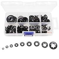 Algopix Similar Product 7 - 260pcs9 Sizes Black Starlock Internal