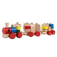 Algopix Similar Product 6 - Wooden Toy Stacking Learning Train Set