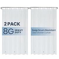 Algopix Similar Product 10 - LiBa Waterproof Plastic Shower Curtain