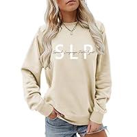 Algopix Similar Product 7 - CREXEMI SLP Sweatshirt Speech Language