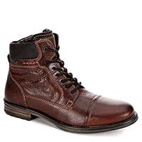 Algopix Similar Product 7 - AM Shoes Mens Leather Cap Toe Lace Up