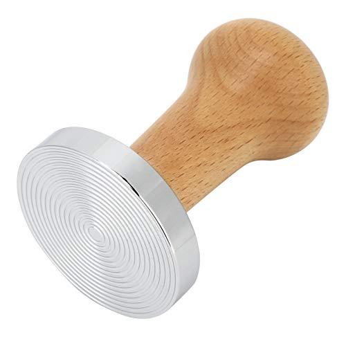 54mm Espresso Tamper for Breville Espresso Machine Accessories Adjustable  Depth and Spring Loaded Design Wooden Calibrated Tamper 53.3mm 