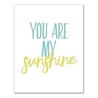 Algopix Similar Product 11 - You Are My Sunshine 11x14 Canvas Wall