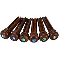 Algopix Similar Product 13 - Blisstime 6pcs Rosewood Guitar Bridge