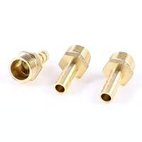 Algopix Similar Product 14 - uxcell Brass 8mm Air Gas Pipe Hose Barb