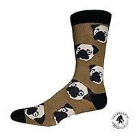 Algopix Similar Product 11 - Pug One Size Fits Most Crew Socks