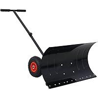 Algopix Similar Product 14 - UMNUNV Snow Shovel with Wheels Snow