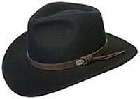 Algopix Similar Product 6 - Aussie Wool Crusher Hat Black