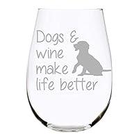 Algopix Similar Product 10 - C  M Personal Gifts Dogs and Wine Make
