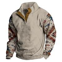 Algopix Similar Product 8 - Cowboy Sweatshirt for Men Casual Long