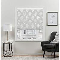 Algopix Similar Product 4 - Exclusive Home Damask Blackout Roman