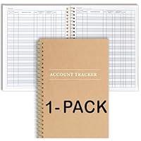 Algopix Similar Product 3 - 1 Pack Accounting Ledger Books for Home