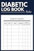 Algopix Similar Product 1 - Diabetic Log Book Tracker 120 pages 