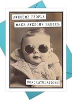 Algopix Similar Product 19 - Katie Doodle  Funny Baby Shower Card