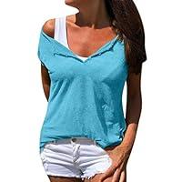 Algopix Similar Product 11 - Summer Tops for Women V Neck Sleeveless