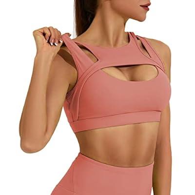 Seamless Push Up Racerback Crop Top For Women Sexy Yoga, Casual